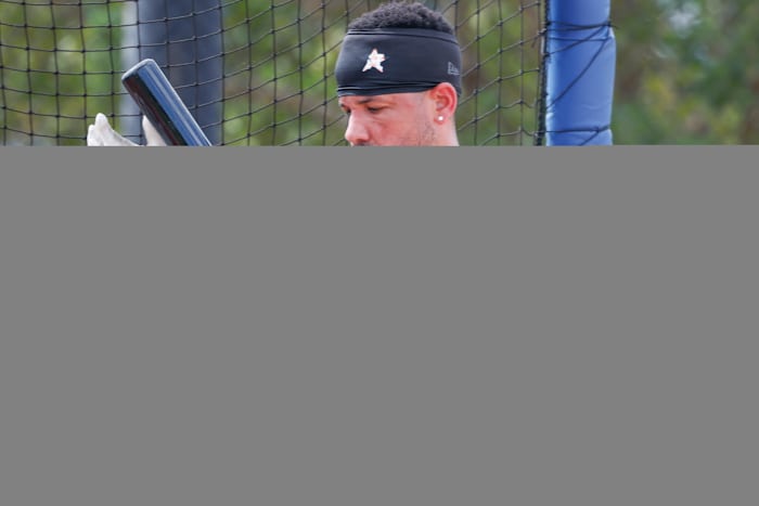 Houston Astros first baseman Jose Abreu